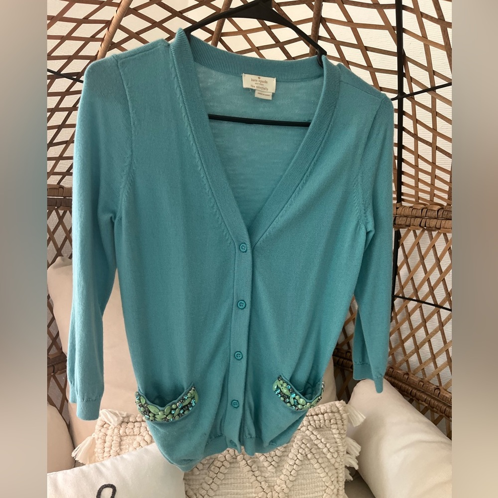 Kate spade wool cardigan xs